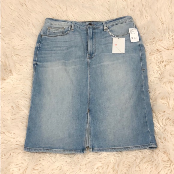 Good American Dresses & Skirts - Good American The Pencil Stretch Denim Skirt NWT